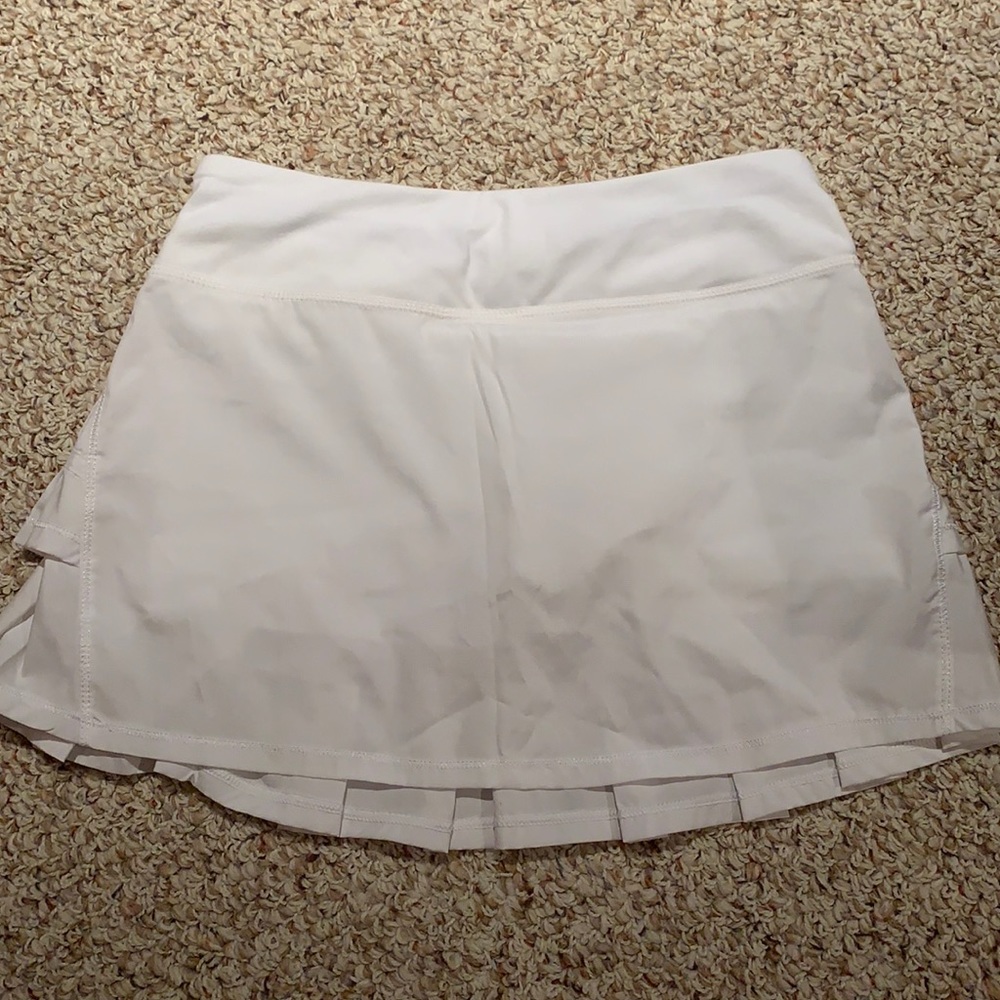 Ivivva White Pleated Tennis Skirt Size 12